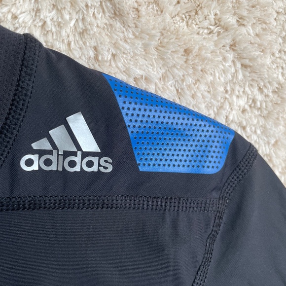 Adidas TechFit Compression Top Mens Size M Black Active BodyFit Pullover Shirt - Picture 4 of 10